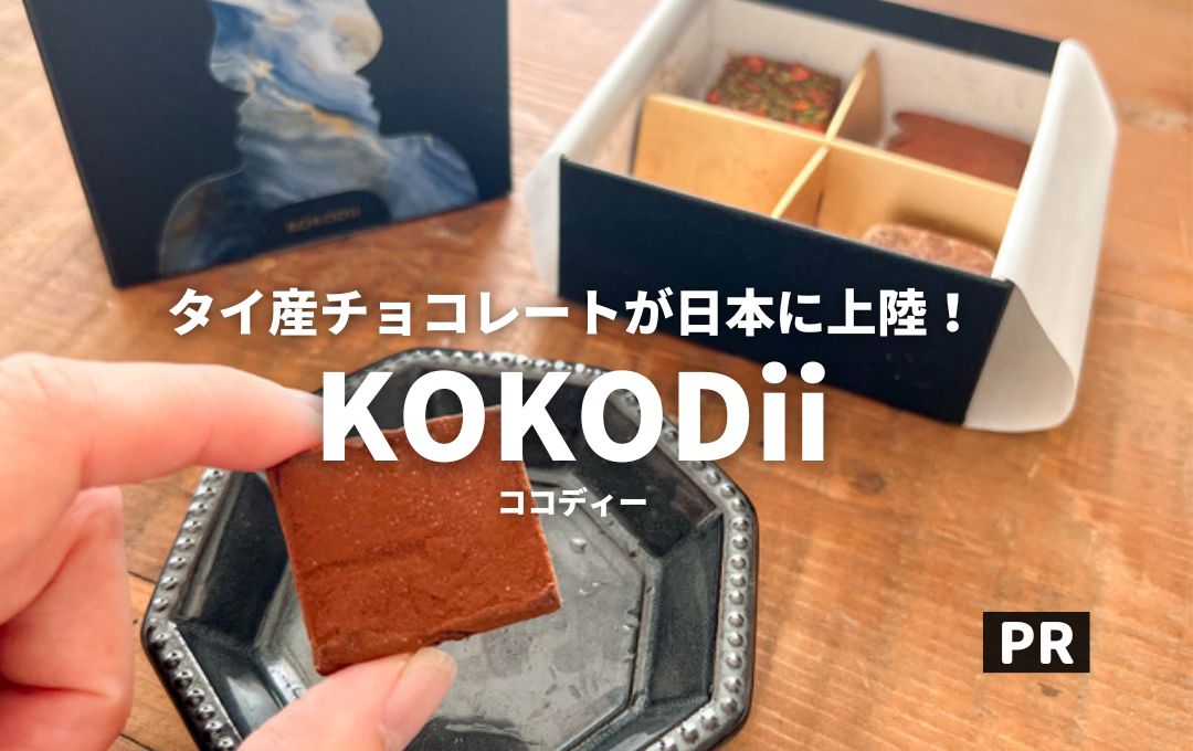 KOKODii（ココディー）】タイ産チョコレートが日本で販売開始！夜に